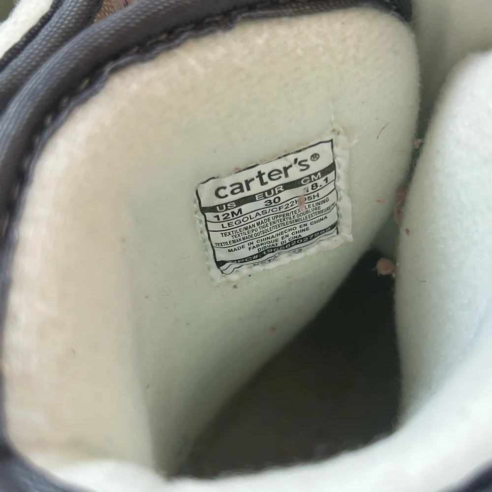 Carter’s Floral Light Up Snow Boots 12